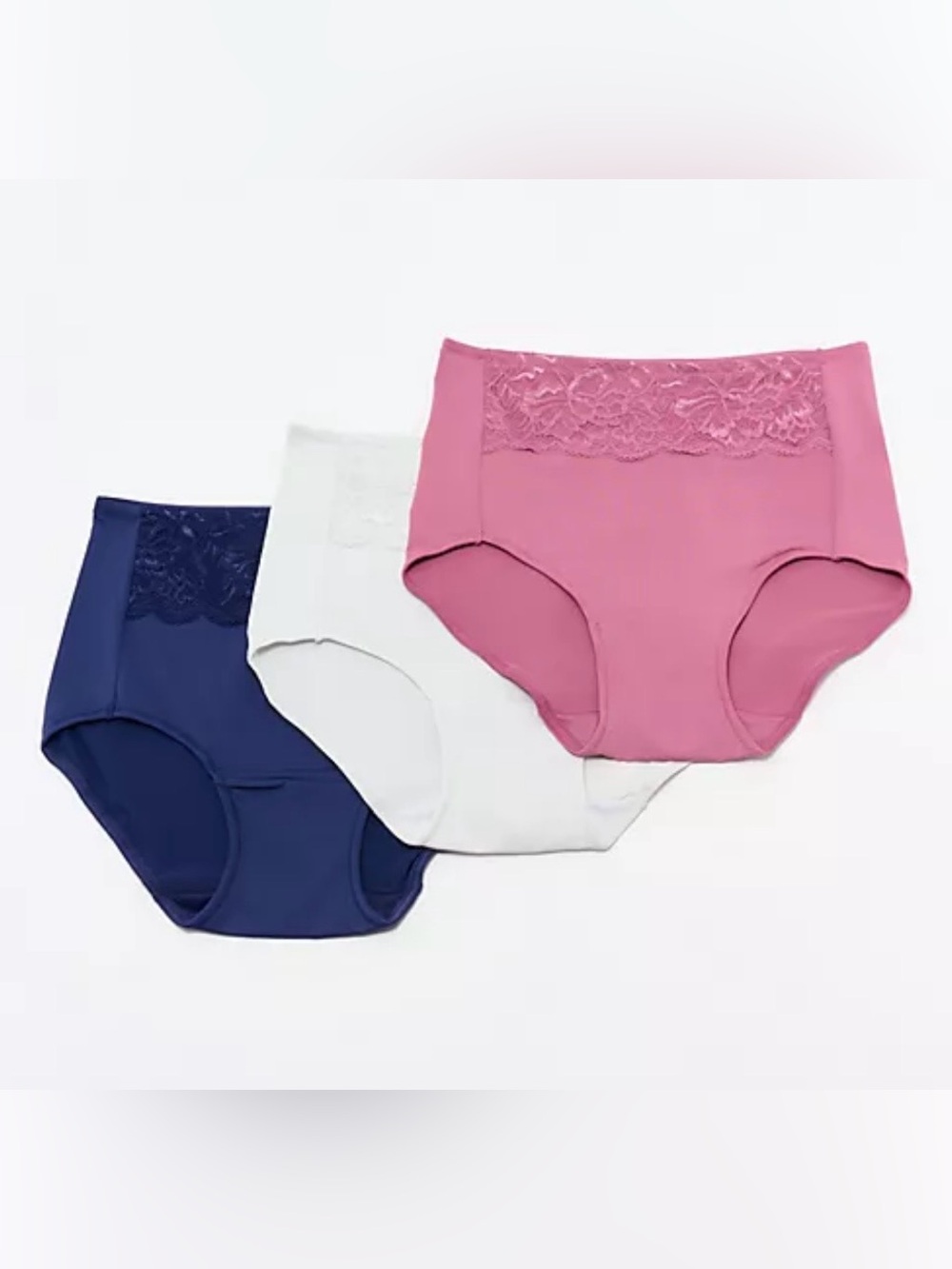 Breezies Natural Curves Brief Panties 3pack